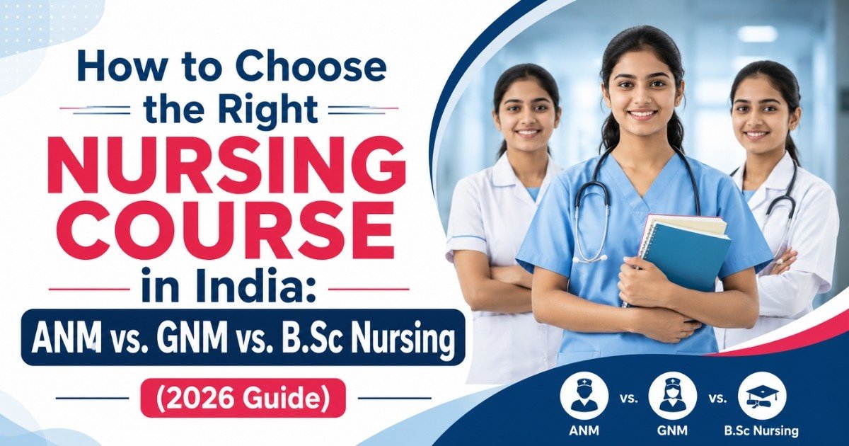 How to Choose the Right Nursing Course in India: ANM vs. GNM vs. B.Sc Nursing (2026 Guide)